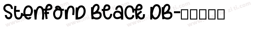 Stenford Black DB字体转换